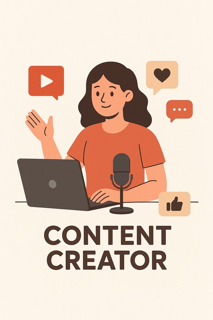 Content Creator Illustration